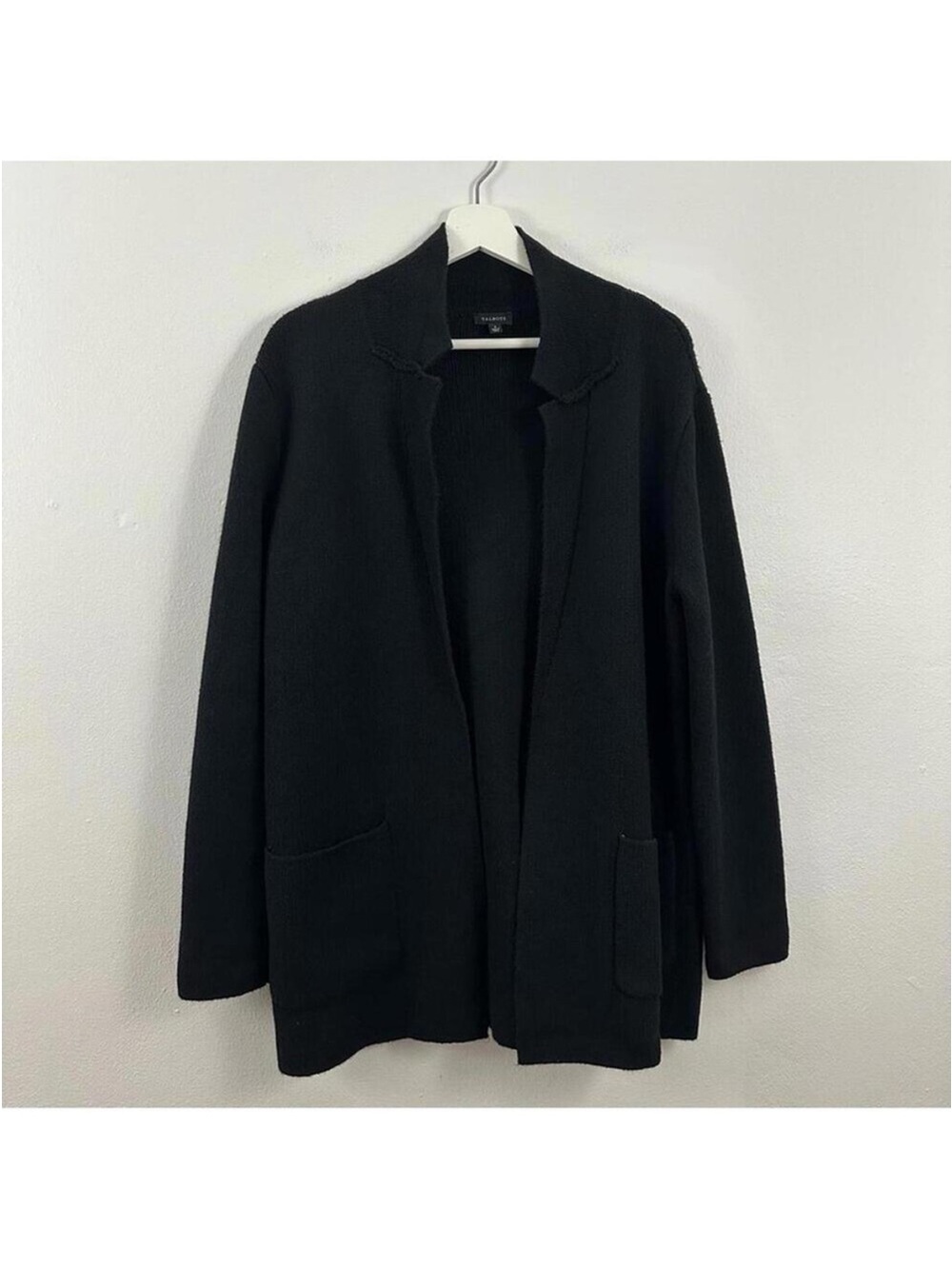 Talbots Women’s Black Open Front Cardigan Sweater Size S